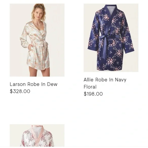 NWT Morgan Lane Allie Kimono Robe